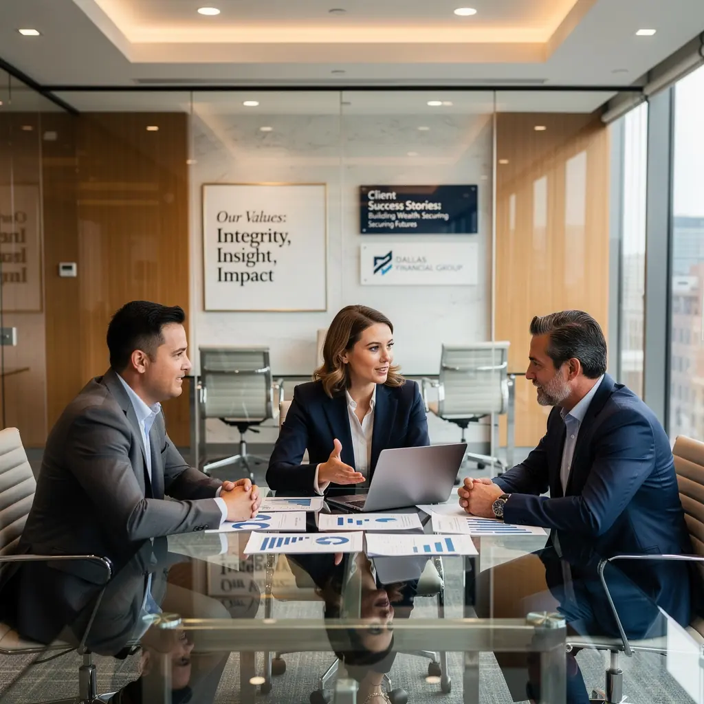 Современный офисный интерьер с яркими акцентами, отражающими бренд.